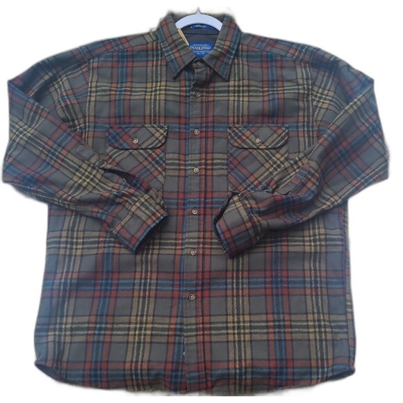 Vintage Pendleton  Wool flannel Field Shirt - Picture 1 of 10